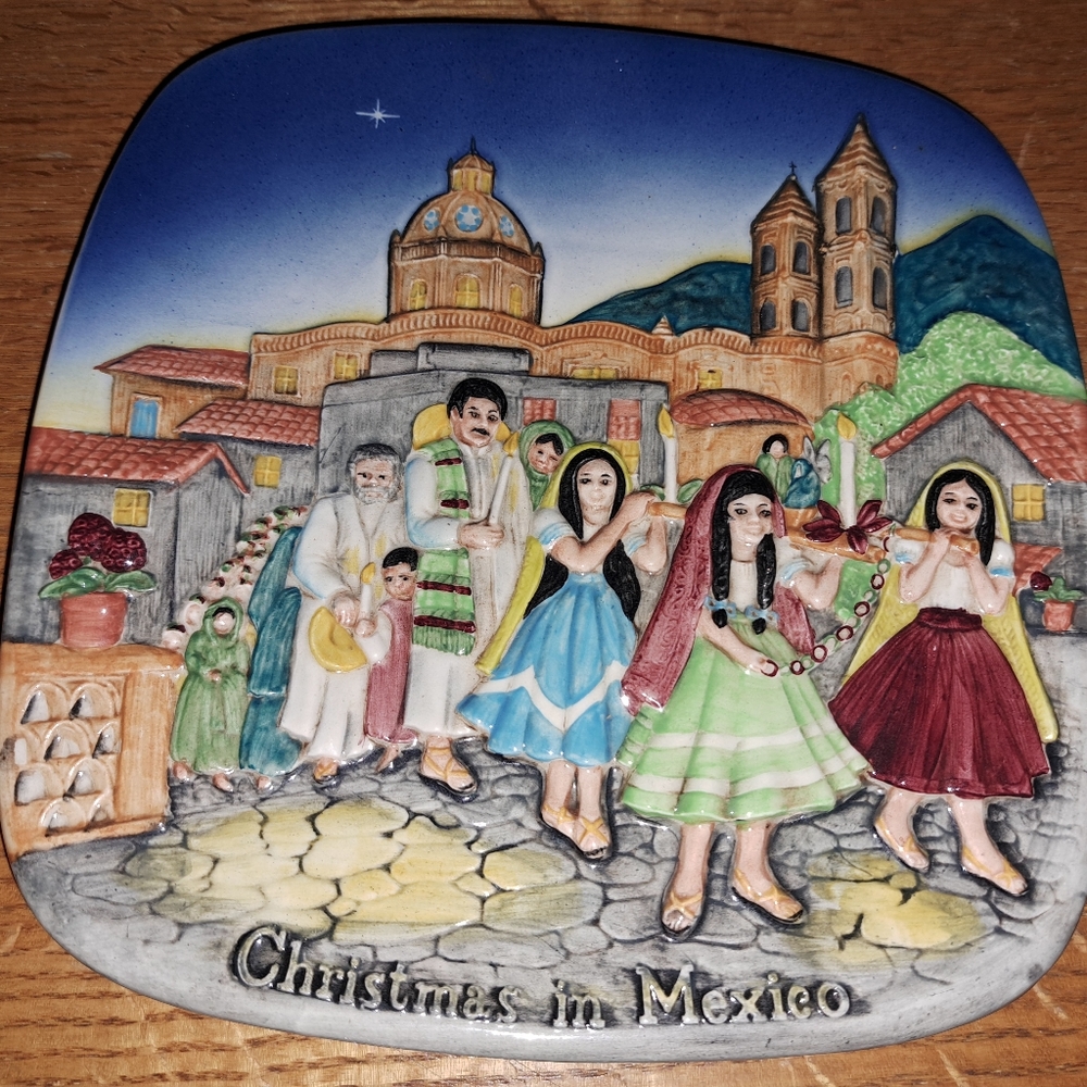 1973 Beswick Royal Doulton "Christmas in Mexico" Plate Limited Edition